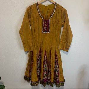 Indian Dress/Skirt Angrakha Style Beautiful Print